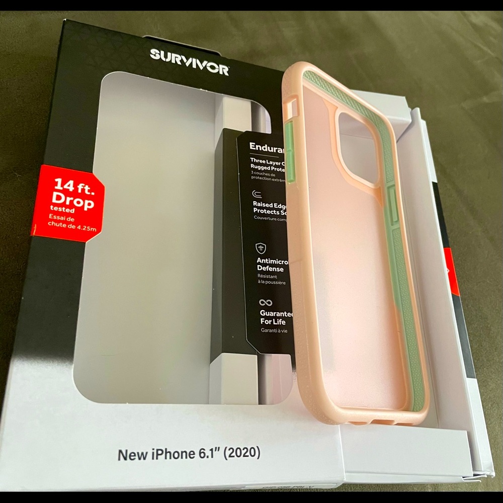 Pink Griffin Survivor Endurance case iPhone 12 Pro Max